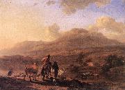 Italian Landscape at Sunset BERCHEM, Nicolaes